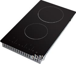59cm Ceramic Hob in Black Touch Controls 4 Cooking Zones Bulit-In Worktop