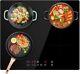 60cm 4 Zone Built-in Touch Control Induction Hob In Black