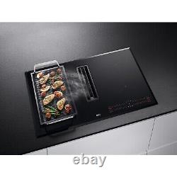 AEG 6000 Series 78cm 4 Zone Venting Induction Hob Recirculation Onl CCE84543FB