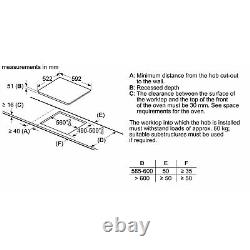 Bosch Series 4 60cm 4 Zone Induction Hob with CombiZone PWP611BB5B