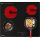 Covercook Electric Ceramic Hobs 60cm Cooktop, Built In Hot Plate Black Glass