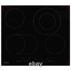 Ceramic Hob with 2 5 Burners Touch Control 3000 W to 8500 W