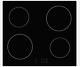 Cookology 60cm 4 Zone Built-in Touch Control Induction Hob In Black(cih602)