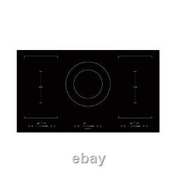 Cookology CIF900 90cm Induction Hob with Flexi Zone Function and Dual Ring Black