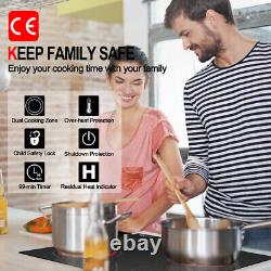 GASLAND Chef 4 Zone Built-in 60cm Ceramic Hob 6000W Kitchen Cooker Touch Control