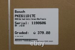 Graded PKE611D17E BOSCH Hob Touch Control Ceramic 60cm Frameless C 289502