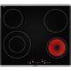 Grundig Contracts Giev613420e 58cm 4 Burners Ceramic Hob Black