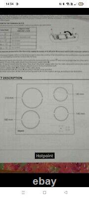 Hotpoint HR651CH Integrated Built-In Electric Hob Ceramic Touch Controls PWI G