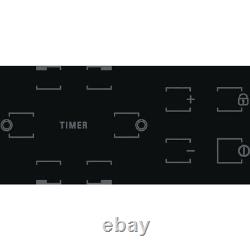 Hotpoint HR724BH 77cm Ceramic Hob LED, Touch Controls, Timers & Hard-Wired