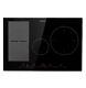 Induction Hob 77 Cm 4 Ring Electric Induction Range Cooker Black Glass Ceramic