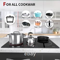 IsEasy 4/5 Zone Induction Cooker/Ceramic Hob Stove Built-in Touch Control Timer