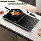 Kpuy 2800w Double Electric Induction Hob 2 Zone Touch Control Dual Hot Plate