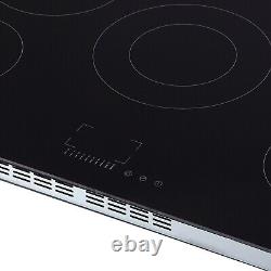 Russell Hobbs Electric Hob Black 5 Zone with Touch Controls, RH77EH6011