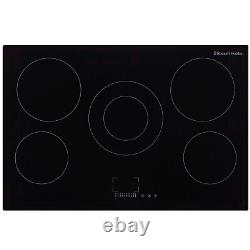 Russell Hobbs Electric Hob Black 5 Zone with Touch Controls, RH77EH6011