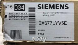 Siemens iQ700 EX677LYV5E 60cm Black Ceramic Flexinduction Plus Induction Hob