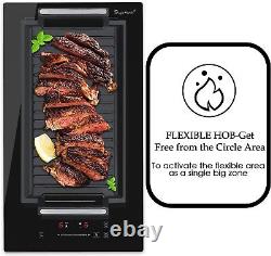 Singlehomie 2 Ring Plug in Induction Hob 30cm Double Electric Hob with Flex Zone