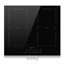 Singlehomie Induction Hob 60cm Cooktop 4 Ring Electric Hob Cooker with Flex Zone